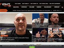 Tablet Screenshot of fightsite.hr